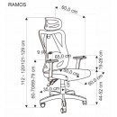 Кресло компьютерное HALMAR RAMOS черный